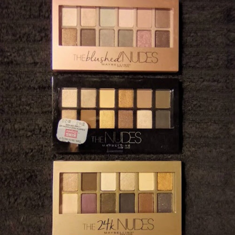 Maybelline “The Nudes” Eyeshadow Collection Bundle